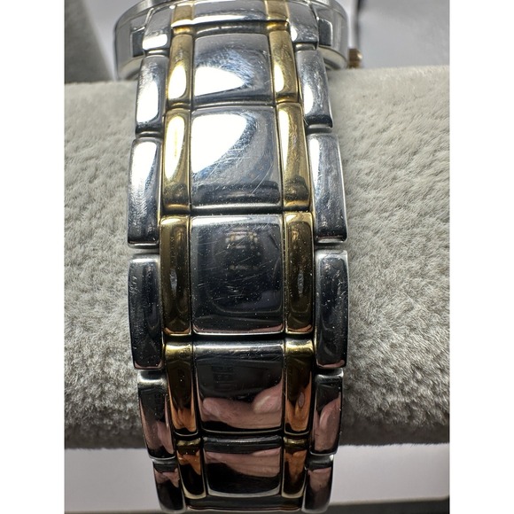 Michael Kors MK3539 Nini Silver Dial Two Tone New Battery 35MM 7" Womens Watch Q - Picture 4 of 10